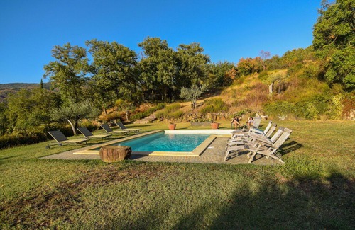 Cortona Villa | Casa de vacaciones privada con piscina privada, WIFI, TV, patio, vista panorámica, cerca de Cortona