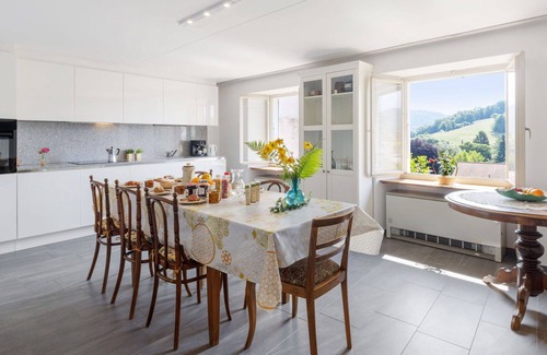 Novaggio Casa | Preciosa casa de vacaciones privada para 6 personas con TV y patio