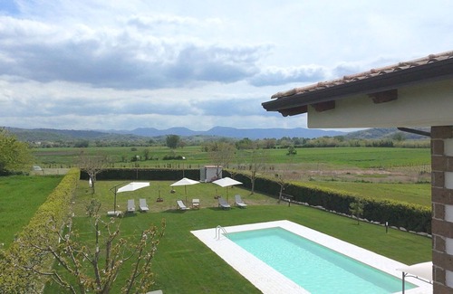 Amorosi Villa | Estupenda casa de vacaciones privada con A/C, WIFI, piscina privada, TV, patio, vista panorámica