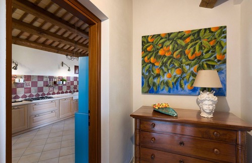 Buseto Palizzolo Villa | Casa de vacaciones privada con A/C, piscina privada, WIFI, TV, terraza, vista panorámica
