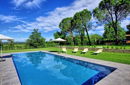 Le Piazze Villa | Casa de vacaciones privada con piscina privada, WIFI, A/C, TV, vista panorámica, cerca de Arezzo