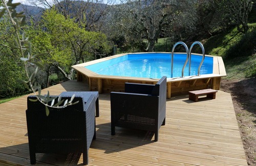 Monticiano Villa | Casa de vacaciones privada con WIFI, piscina privada, TV, patio, mascotas permitida, aparcamiento
