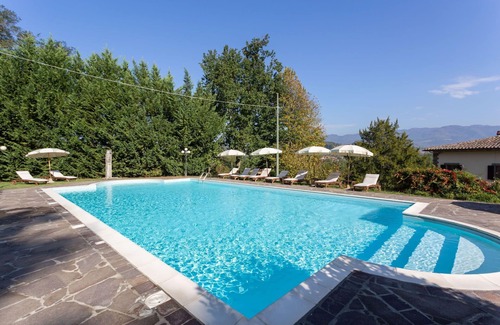 Vicchio Villa | Casa de vacaciones privada con sauna, piscina privada, WIFI, TV, patio, vista panorámica