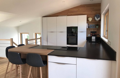 Plerin Casa | Beautiful Recent Modern House Large Terrace Garden Sea View. Sea 40 Meters Away!