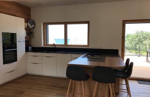 Plerin Casa | Beautiful Recent Modern House Large Terrace Garden Sea View. Sea 40 Meters Away!