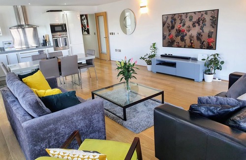 Island Gardens Apartamento | Beautiful Riverside London apartment