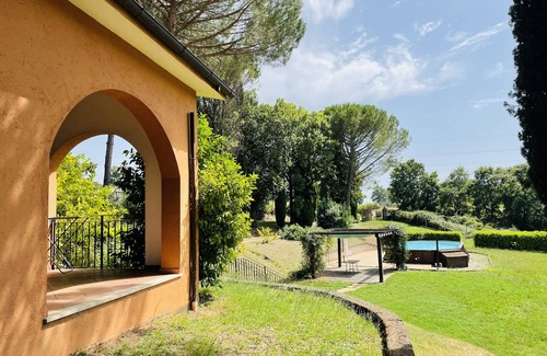 Bassano in Teverina Villa | Beautiful, stately, private villa w/ apartment. Pool, 4 terraces and olivegarden