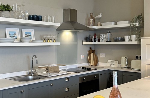 Portrush Apartamento | De Lujo-Vista al Mar-Apartamento-Baño con ducha-Sea Whisper