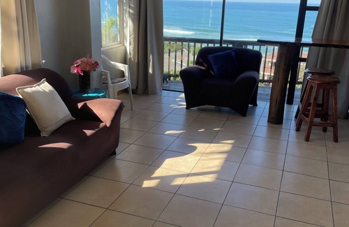 Warner Beach Cabaña | Beautiful sea view from wooden balcony with sunrises to die for !!!