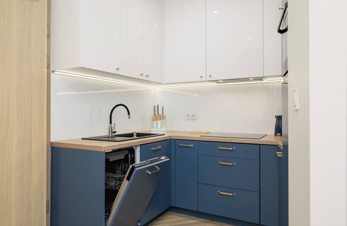 Wola Duchacka Apartamento | Beautiful & Trendy Studio for 2 Guests in Kraków