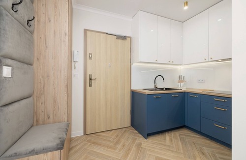 Wola Duchacka Apartamento | Beautiful & Trendy Studio for 2 Guests in Kraków