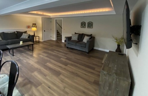 Queensbury Casa | Beautiful vacation home with gorgeous mountain pool with great outdoor space!