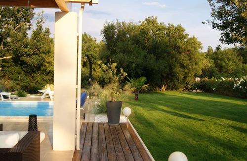 Mejannes-le-Clap Casa | Hermosa villa con jardín y piscina privada para 6 personas.