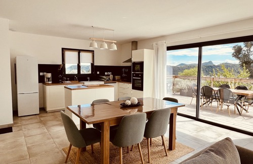 Les Vans Villa | Beautiful!!! Villa Cerise south Ardèche Les Vans, private pool, superb view