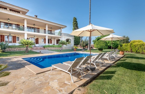 Costitx Villa | Hermosa villa con piscina, Wi-Fi, jardín y terraza; aparcamiento disponible