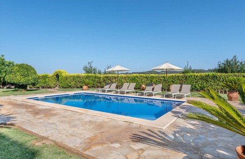 Costitx Villa | Hermosa villa con piscina, Wi-Fi, jardín y terraza; aparcamiento disponible
