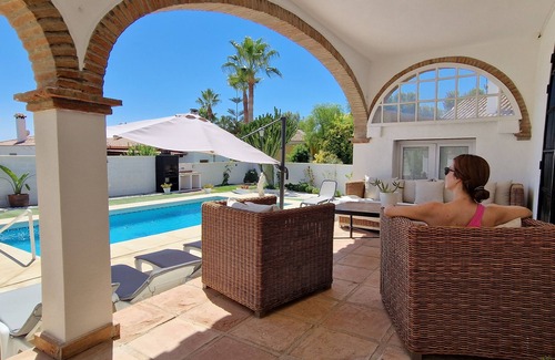 Mijas Villa | Villa preciosa con piscina y jardín privados