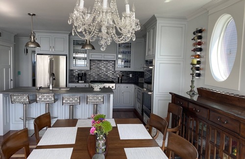 Old Saybrook Casa | Beautiful waterfront home with private sand beach and amazing views