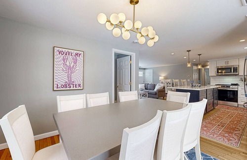 Dennis Casa | Beautifully renovated home near Scargo Lake with deck, W/D, AC, games, & yard