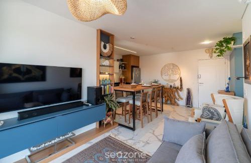 Morro das Pedras Apartamento | Precioso Apart Zen en Playa con Jacuzzi IBC0205