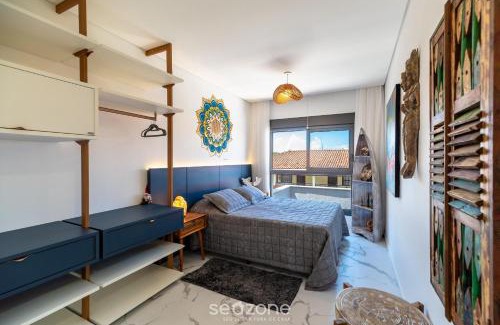 Morro das Pedras Apartamento | Precioso Apart Zen en Playa con Jacuzzi IBC0205