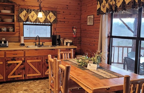 Sylvan Shores Cabina | Beaver Lake Cabin with Boat Dock/Swim Deck/Boat Slips, Incredible Lake View!