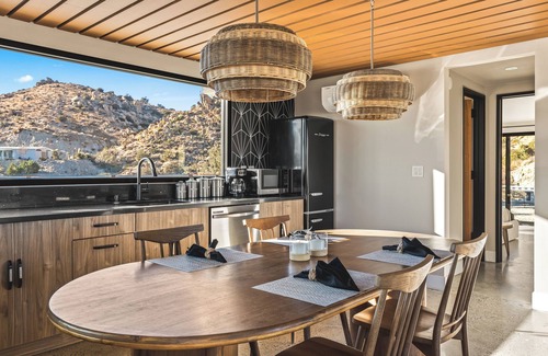 Yucca Valley Casa | Bedrock Bungalow | Pool, Spa & Stargazing Dome