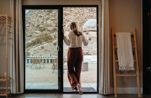 Yucca Valley Casa | Bedrock Bungalow | Pool, Spa & Stargazing Dome