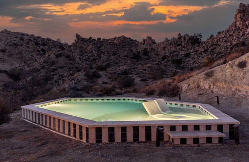 Yucca Valley Casa | Bedrock Bungalow | Pool, Spa & Stargazing Dome