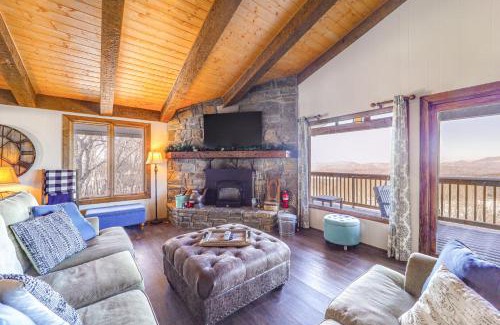 Beech Mountain Casa | Beech Mountain Home with Game Room and Mountain Views!