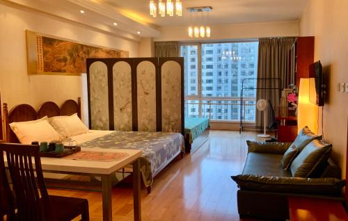 Shuangjing Apartamento | Beijing City center - Two bedroom family flat with Queen-size beds