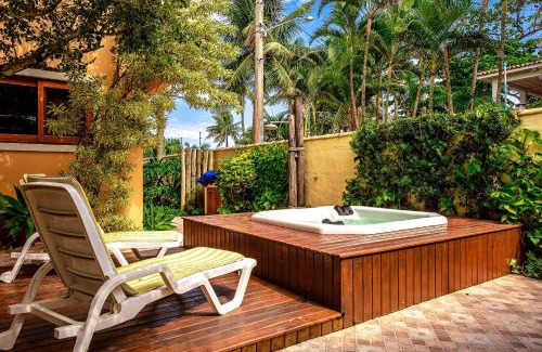 Praia de Barequecaba Casa | Belíssima casa pé na areia com jacuzzi