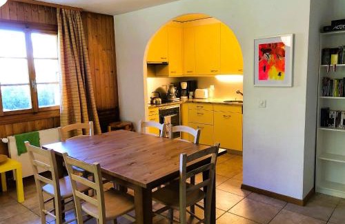 Evolene Apartamento | Bel Alp 3 - Rez avec jardin - 5 personnes- Evolene