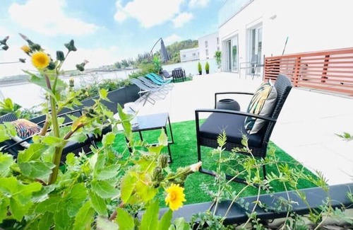 Romainville Apartamento | Bel Appartement Avec Terrasse Privée 86m2