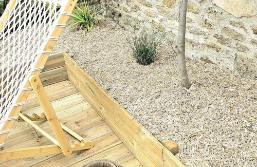 Troarn Apartamento | Apartamento-L'hirondelle-Confortable-Baño con bañera-Terraza