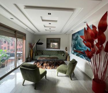 El Hara Apartamento | Bel Appartement Hivernage-Gueliz 2 chambres