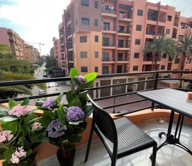 El Hara Apartamento | Bel Appartement Hivernage-Gueliz 2 chambres