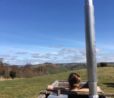 Llanidloes Cabina | Belan Bluebell Woods Shepherds Hut
