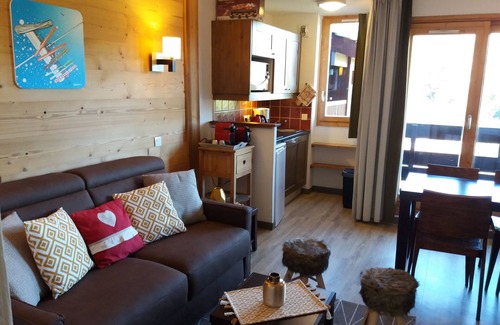 Belle Plagne Apartamento | HERMOSA PLAGNE, acogedoras 2 habitaciones, ski-in / ski-out / * PACK PREMIUM OFRECIDO !!!