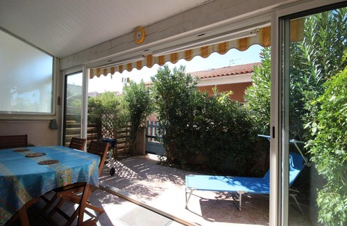 Portiragnes-Plage Villa | Belle villa 4 -5 couchages 2 chambres terrasse piscine commune parking dans résidence sécurisée 300m de la mer LRMA82