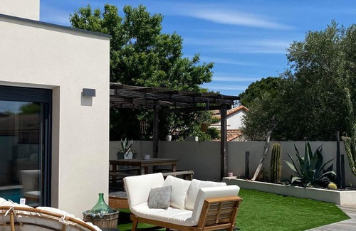 Cournonterral Casa | Belle Villa Avec Piscine en Bord de Garrigue