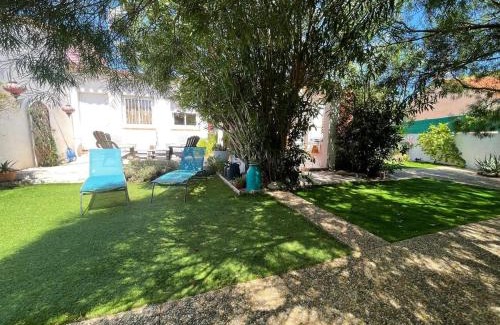 Saint-Cyprien Plage Casa | Belle villa classée 4 étoiles proche plage avec jardin