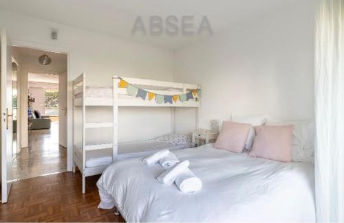 Caucade Apartamento | Belles terres Nice grand appartement vue mer et jardin,piscine