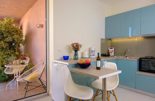 Agios Nikolaos Apartamento | Bellevue Suites Studio 2 with Pool View