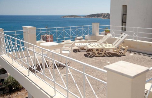 Agios Nikolaos Apartamento | Bellevue Suites Studio 2 with Pool View