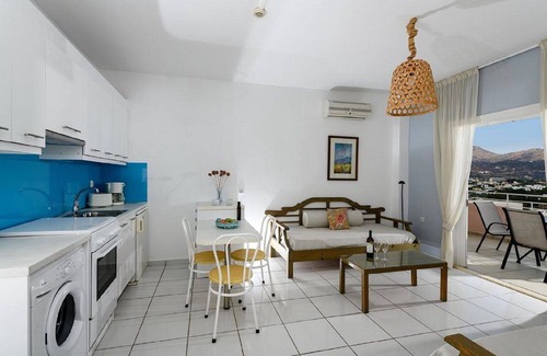 Agios Nikolaos Casa | Bellevue Suites Apartment 3 with Sea View
