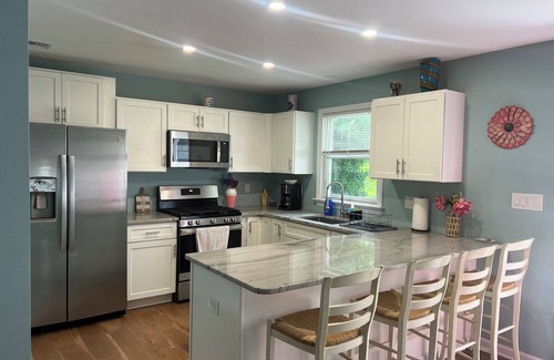 Wall Cabaña | Belmar Beach Cottage Fully Renovated