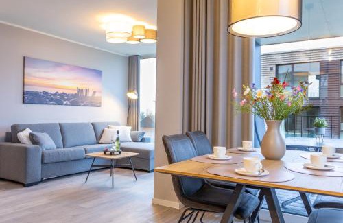Marienleuchte Apartamento | BeltBlick 16 - Moderne Ferienwohnung direkt an der Ostsee mit Meerblick und Sauna!