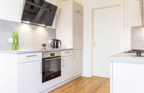 Marienleuchte Apartamento | BeltBlick 19 - Garden. Sauna. Family friendly.