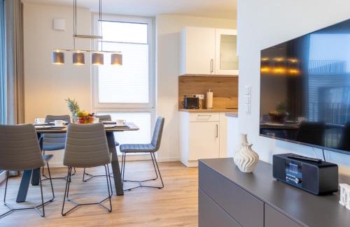 Marienleuchte Apartamento | BeltBlick 22 - Stilvolle Ferienwohnung mit Sauna direkt an der Ostsee!